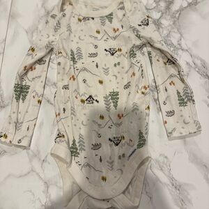 Gerber Cream Bodysuit with Nature Print